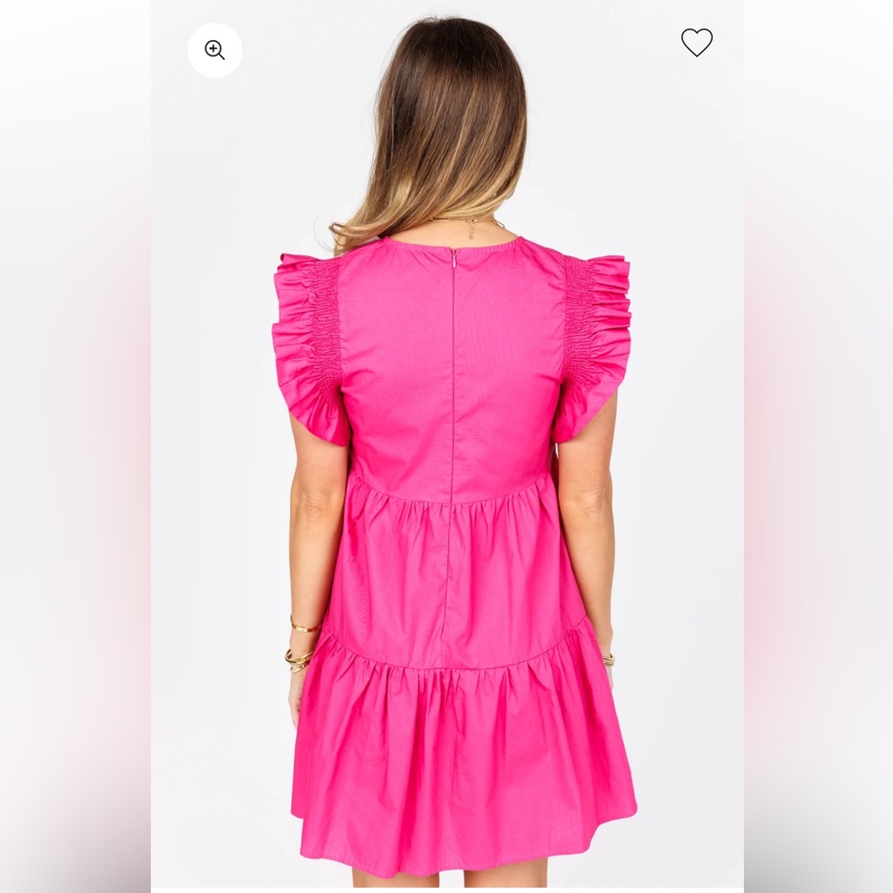 Avara Anne dress in fuchsia - Picture 3 of 9